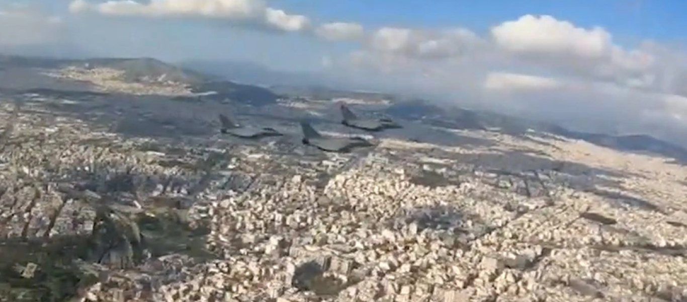 Η πτήση των Rafale πάνω από την Ελλάδα (βίντεο)