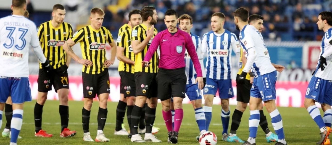 Ελληνικό πρωτάθλημα: Η ΑΕΚ νίκησε 2-0 τον Ατρόμητο στο Περιστέρι