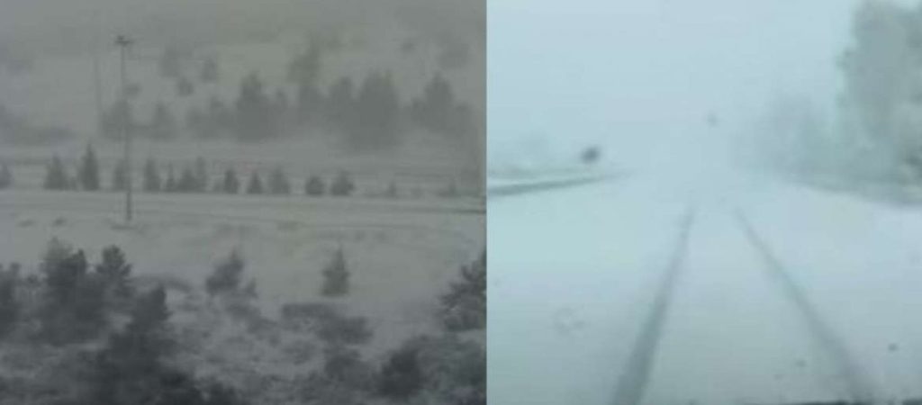 Η κακοκαιρία «Ελπίς» εξαφάνισε την Εθνική Οδό στο ύψος του Μαρτίνο (βίντεο)