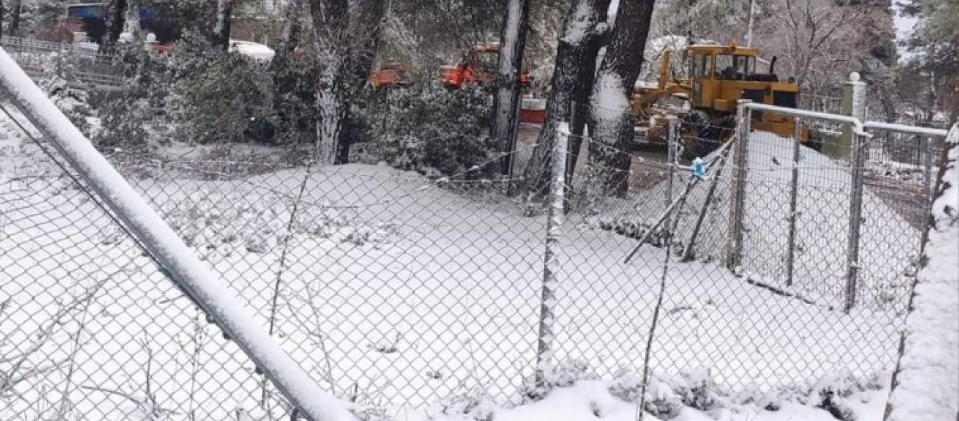 Εύβοια: Διακοπές ηλεκτροδότησης σε έξι χωριά λόγω χιονιά – Μήνυμα έκτακτης ανάγκης από το 112