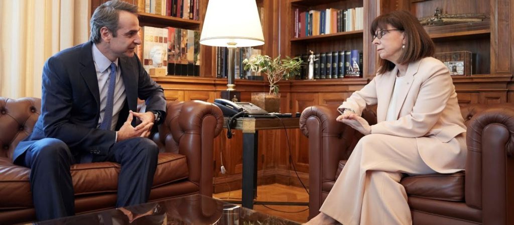 Συνάντηση Κ.Μητσοτάκη με Κ.Σακελλαροπούλου την Παρασκευή (28/1)