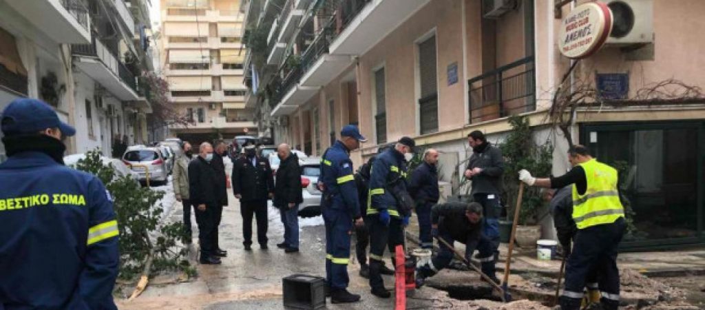 ΕΔΑ Αττικής: «Αποκαταστάθηκε πλήρως η βλάβη στο δίκτυο φυσικού αερίου στο Παγκράτι»