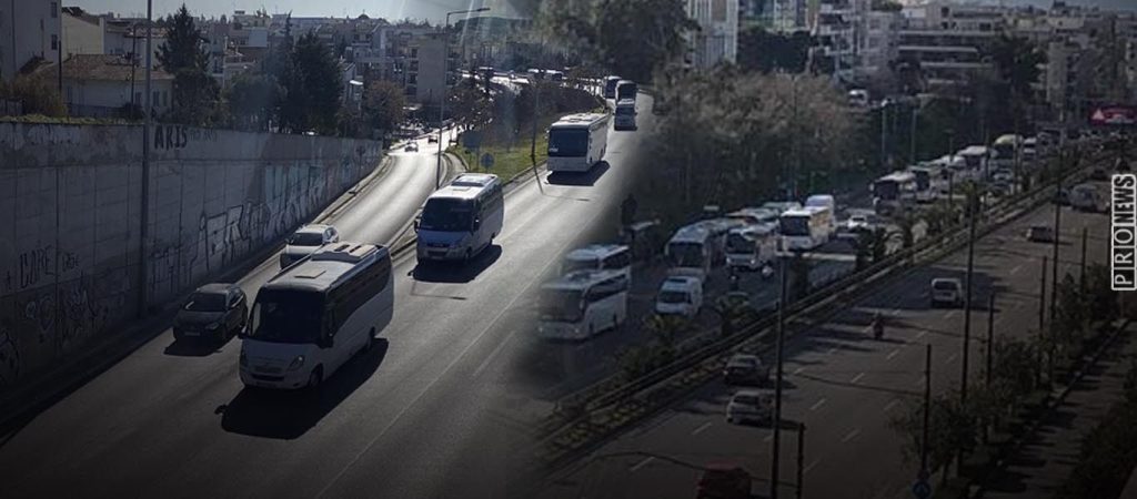 Το «κονβόι της ελευθερίας» έφτασε και στην Ελλάδα: Γέμισε λεωφορεία η χώρα – Βγάζουν τα τρακτέρ οι αγρότες (βίντεο)
