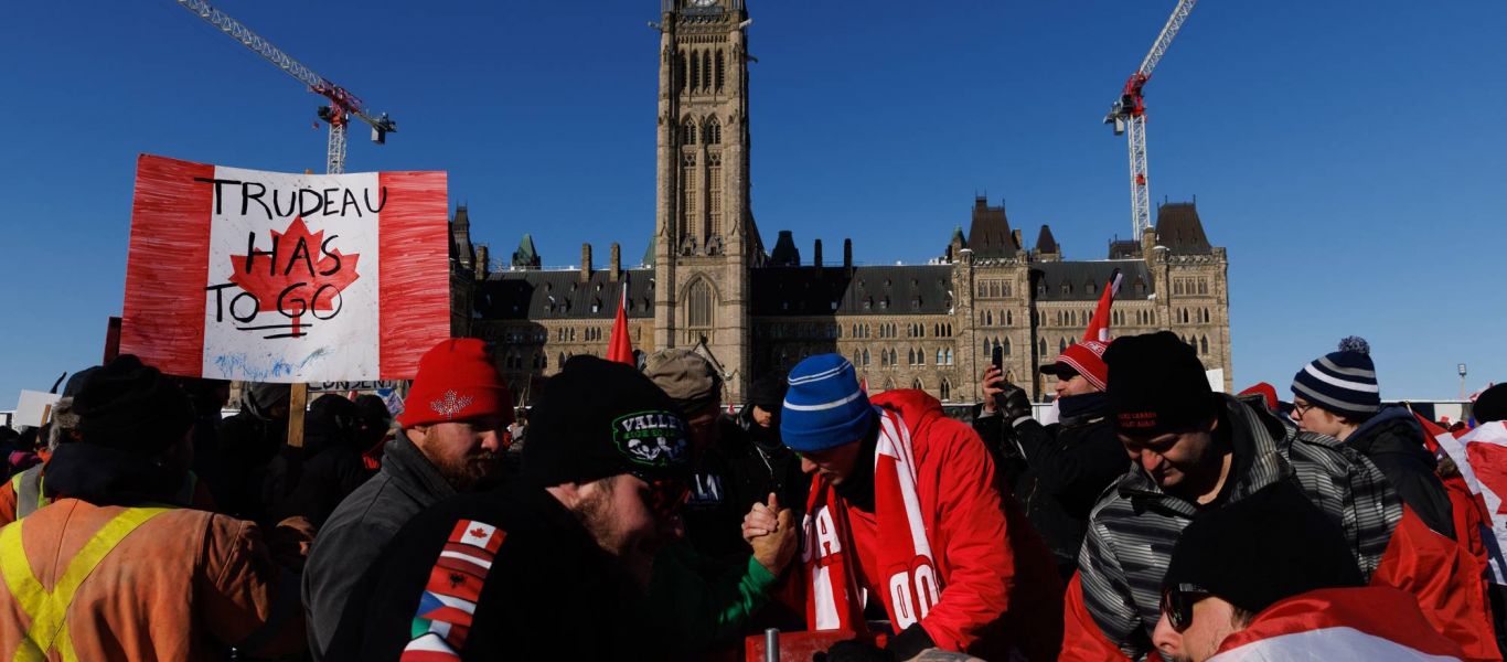 Ο Τ.Τριντό δημιουργεί εμφύλιο στον Καναδά: Έδωσε εντολή στις δυνάμεις ασφαλείας – Συλλάβετε τους ανεμβολίαστους