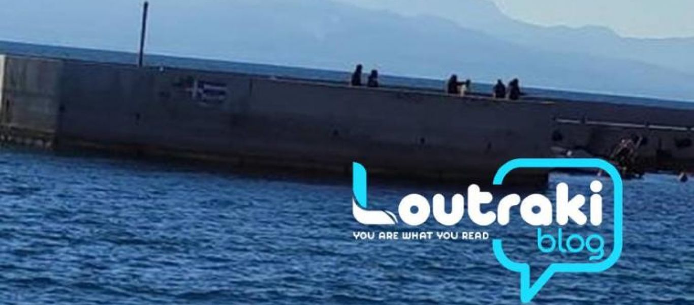 Λουτράκι: Έπιασε βασιλική ζαργάνα που ήταν ίσα με το μπόι του (φωτο)