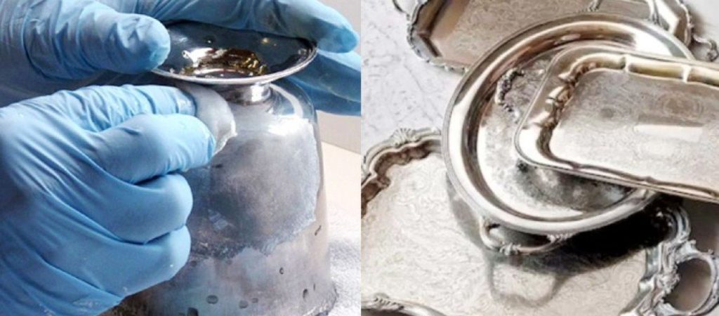 Κάντε τα βρώμικα ασημικά σας ξανά σαν καινούργια με μόνο με ένα υλικό που έχετε στην κουζίνα σας