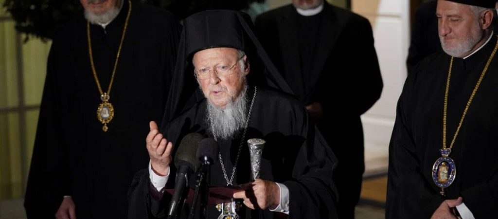 Οικουμενικός Πατριάρχης Βαρθολομαίος: Απευθύνει έκκληση προς όλους τους ηγέτες ζητώντας ειρήνη