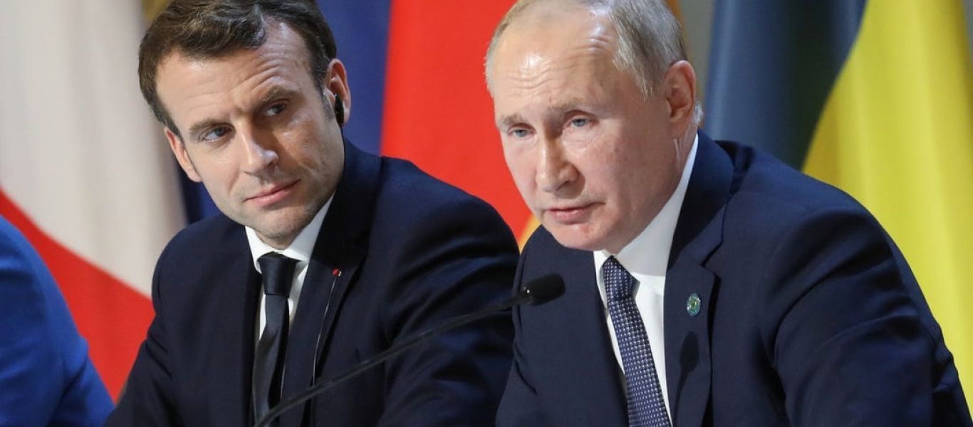Τηλεφωνική επικοινωνία Ε.Μακρόν & Β.Πούτιν – «Τα είπαν» για 90 λεπτά