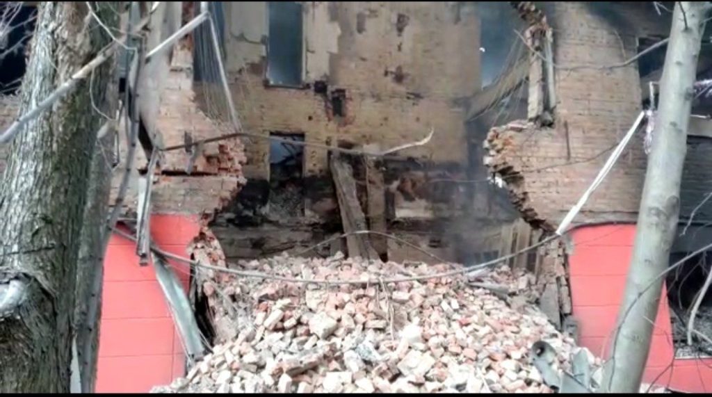 Χάρκοβο: Χτύπησαν το προξενείο της Αλβανίας στην Ουκρανία (φώτο)