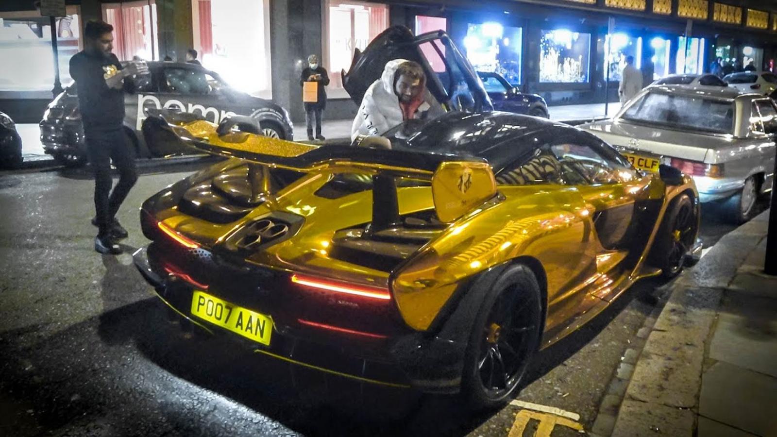 Κατέσχεσαν ολόχρυση McLaren γνωστού τραγουδιστή επειδή ήταν… ανασφάλιστη! (φώτο)