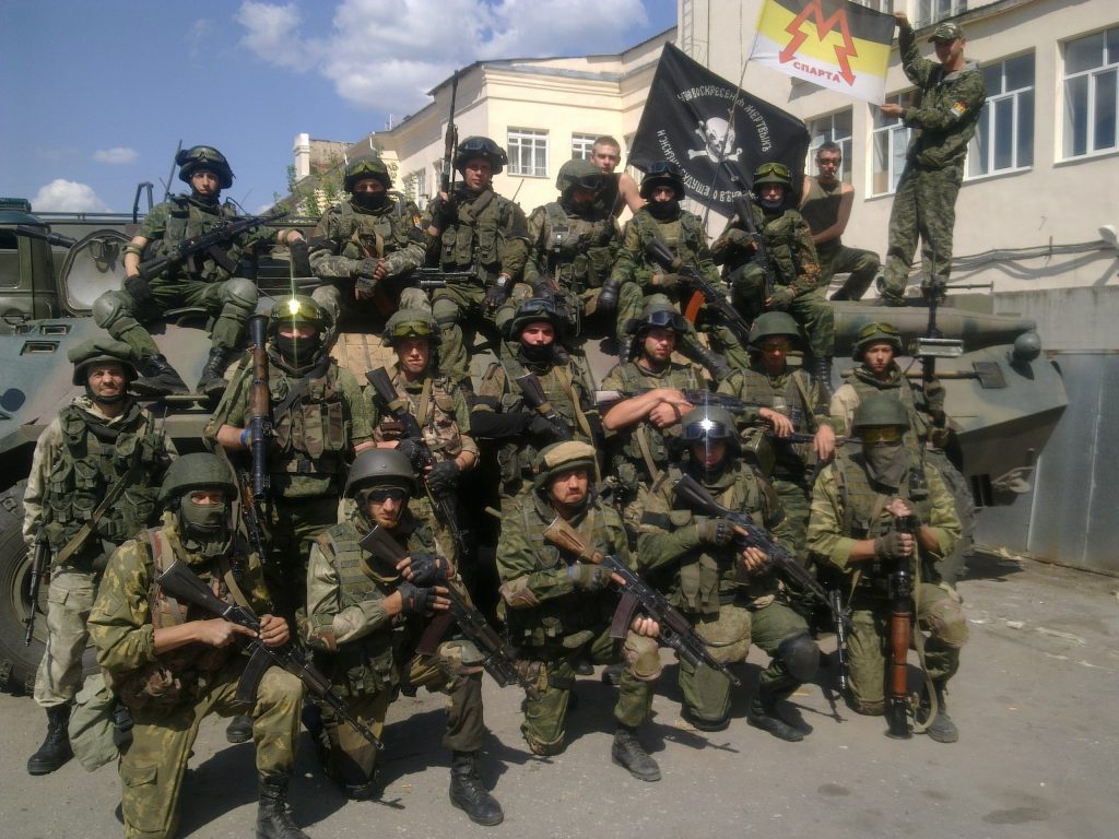 Το τάγμα «Σπάρτη» των ρωσόφωνων την στιγμή που χτυπά ουκρανικά στρατεύματα (βίντεο)