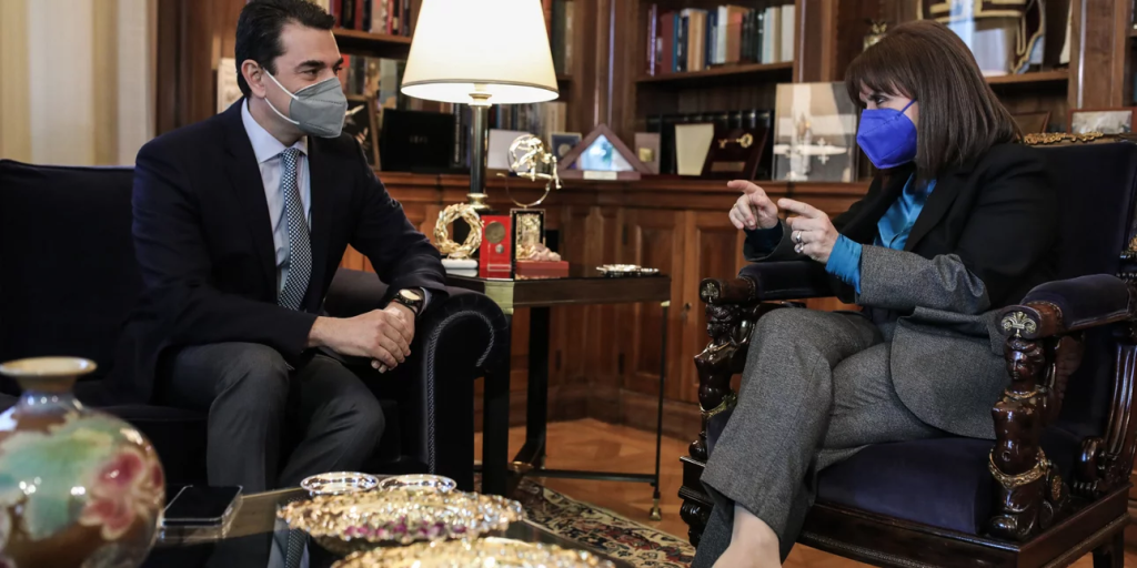 Συνάντηση Κ.Σκρέκα & Κ.Σακελλαροπούλου για την ενεργειακή κρίση