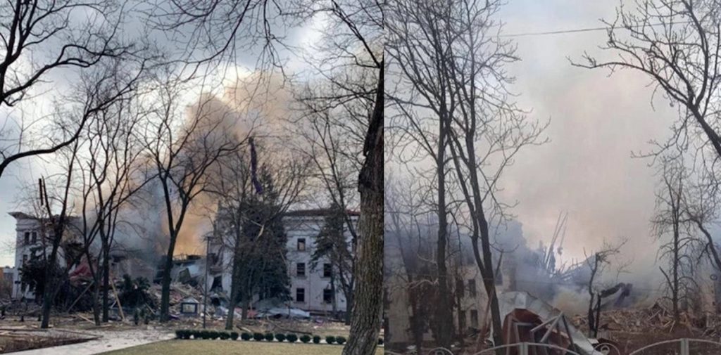 130 πολίτες ζωντανοί από τα ερείπια του βομβαρδισμένου θεάτρου στην Μαριούπολη αναφέρει το Κίεβο