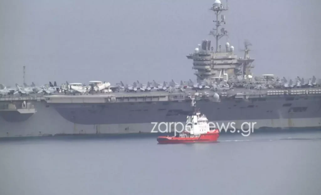 Στη Σούδα το θηριώδες αμερικανικό αεροπλανοφόρο «Harry S. Truman»
