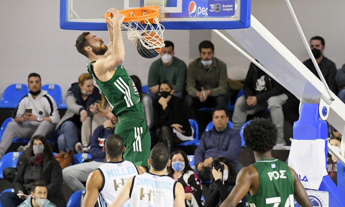 Κολοσσός – Παναθηναϊκός 64-88: Συνήλθαν οι «πράσινοι» μετά την ήττα στο ΣΕΦ