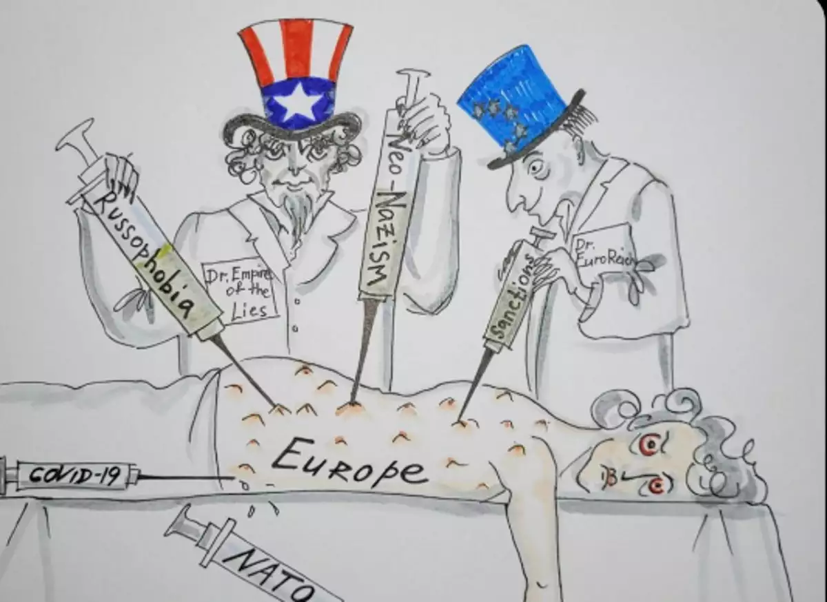 Παρίσι: Το σκίτσο της ρωσικής πρεσβείας με τα εμβόλια που αναστάτωσε το Ελιζέ