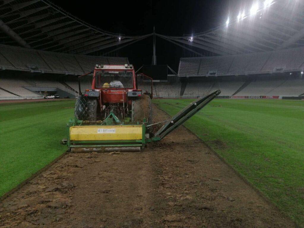 ΑΕΚ: «Τρέχουν» οι εργασίες για τον χλοοτάπητα στην «Αγιά Σοφιά» (βίντεο)