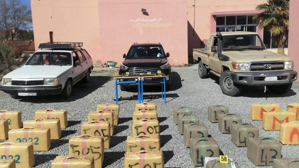 Μαρόκο: Κατασχέθηκαν 2,3 τόνοι κάνναβης