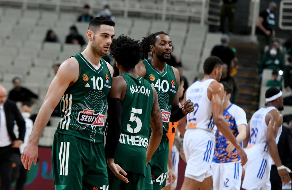 Παναθηναϊκός – Ρεάλ Μαδρίτης 87-86: Νίκησε την «Βασίλισσα» μετά από 4 χρόνια