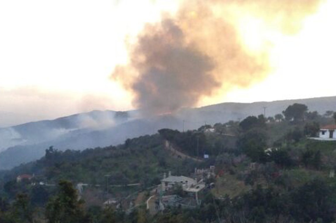 Σε εξέλιξη πυρκαγιά στο Πήλιο: Μάχη για τον έλεγχo της