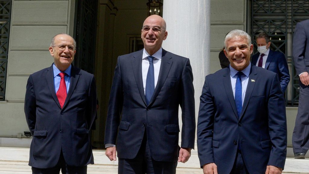 Ολοκληρώθηκε η Τριμερής Συνάντηση ΥΠΕΞ Ελλάδας, Ισραήλ και Κύπρου – Τι συζήτησαν; (φώτο)