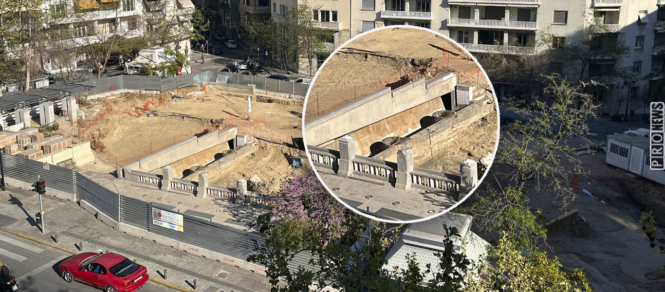 Μπλόκο στα έργα του μετρό στο σταθμό «Κολωνακίου» – Βρέθηκαν αρχαία αγάλματα κι ένα πηγάδι στη μέση της πλατείας