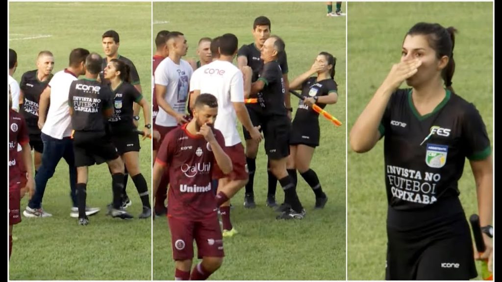 «Άναψαν» τα αίματα σε ματς στην Βραζιλία: Προπονητής κουτούλησε γυναίκα βοηθό διαιτητή (βίντεο)