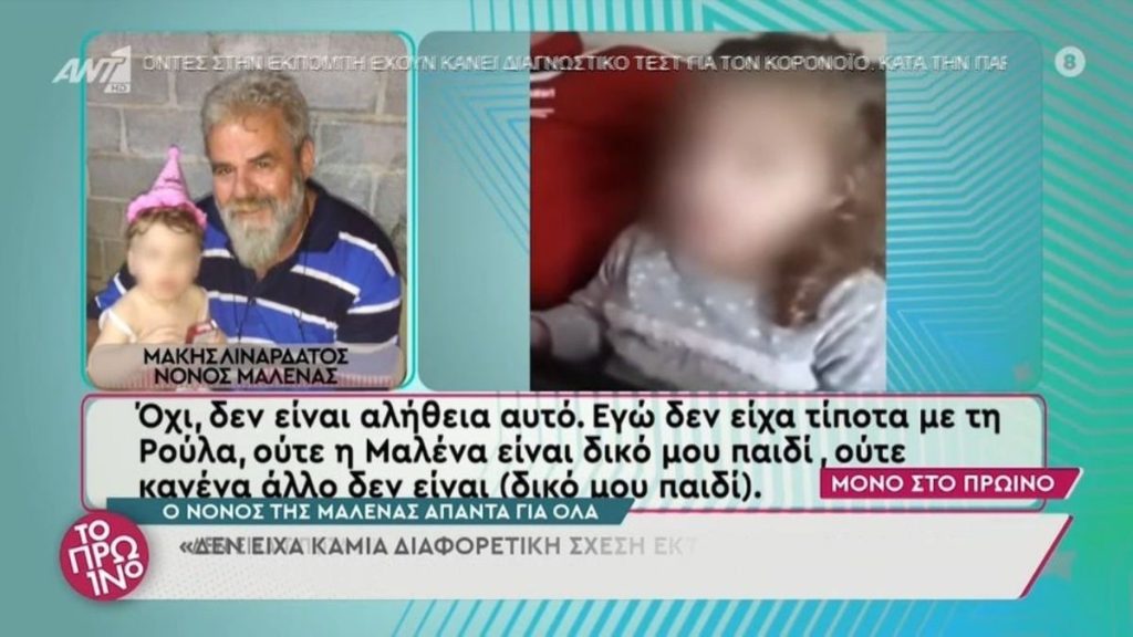 Ξεσπά ο νονός της Μαλένας: «Δεν είναι δικό μου παιδί – Πόση βλακεία μπορεί να υπάρχει;»