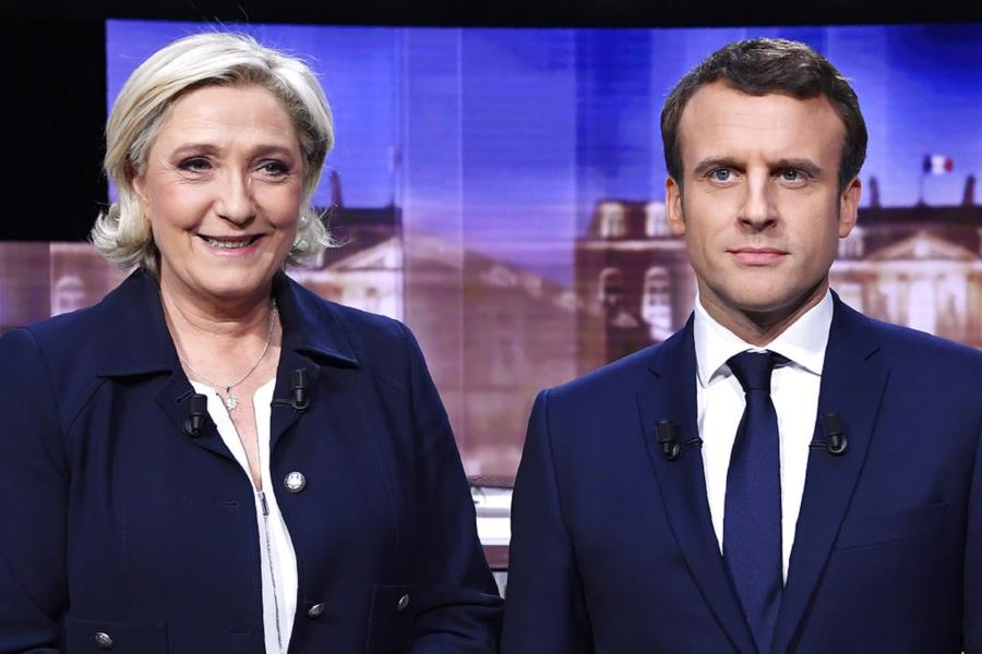 Γαλλικές εκλογές: Νίκη του Μακρόν με 52% έναντι 48% της Λεπέν στον β΄ γύρο προβλέπει δημοσκόπηση