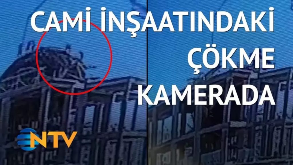 Τουρκία: Κατάρρευση του τρούλου σε ανεγειρόμενο τζαμί με εργάτες πάνω (βίντεο)