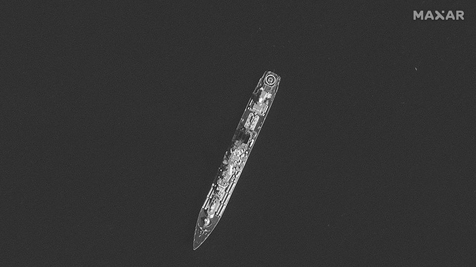 Αυτή είναι η τελευταία δορυφορική φωτογραφία του Moskva