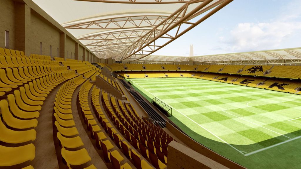 ΑΕΚ: Παρουσιάστηκε το γλυπτό του δικέφαλου αετού που θα στηθεί έξω από την OPAP Arena (φώτο)