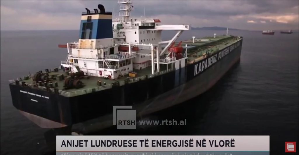 Η Αλβανία θα καλύπτει το 15% των αναγκών της σε ρεύμα μέσω δύο τουρκικών πλοίων TEC