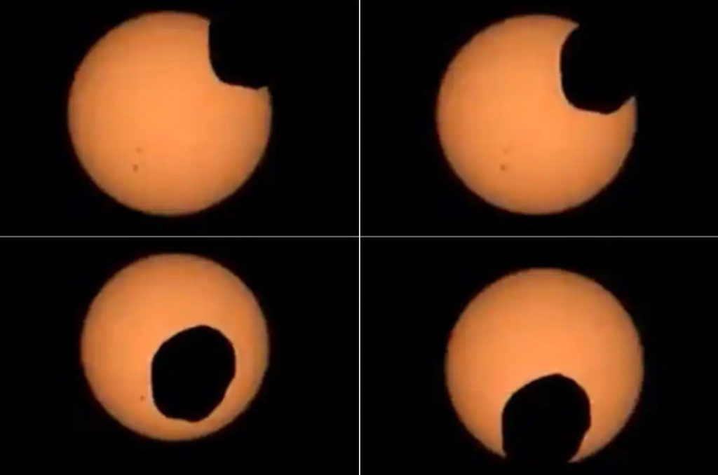 Για πρώτη φορά η NASA είδε έκλειψη Ηλίου από τον Άρη! (βίντεο)