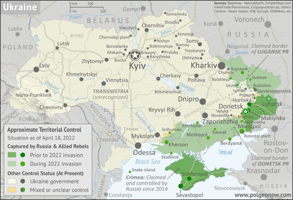 Η Ρωσία θα διοργανώσει δημοψηφίσματα στις ρωσόφωνες περιοχές που έχει απελευθερώσει στην Ουκρανία