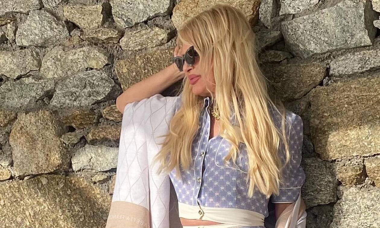 Ο χορός της Μαρίνας Πατούλη στο «νησί των ανέμων» & η αφιέρωση στους… Γιώργηδες (βίντεο)