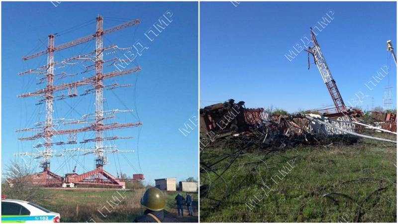 Υπερδνειστερία: Κατέστρεψαν κεραίες που μετέδιδαν ρωσικό ραδιόφωνο! (φώτο)