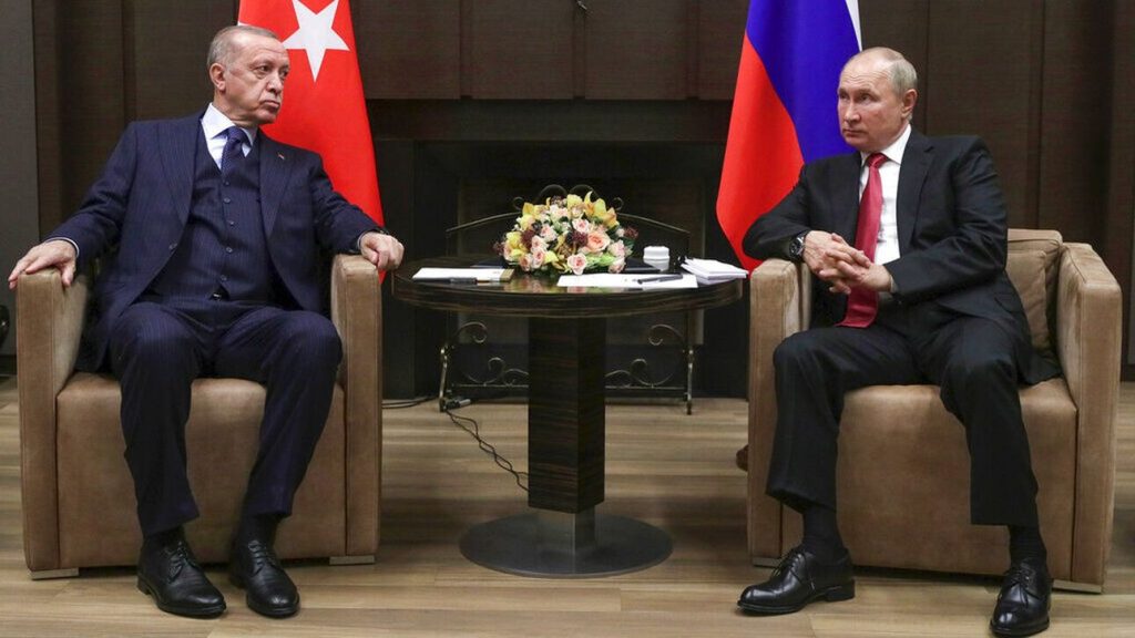 Ο Ρ.Τ.Ερντογάν πρότεινε τετ α τετ με Β.Πούτιν και Β.Ζελένσκι στην Τουρκία
