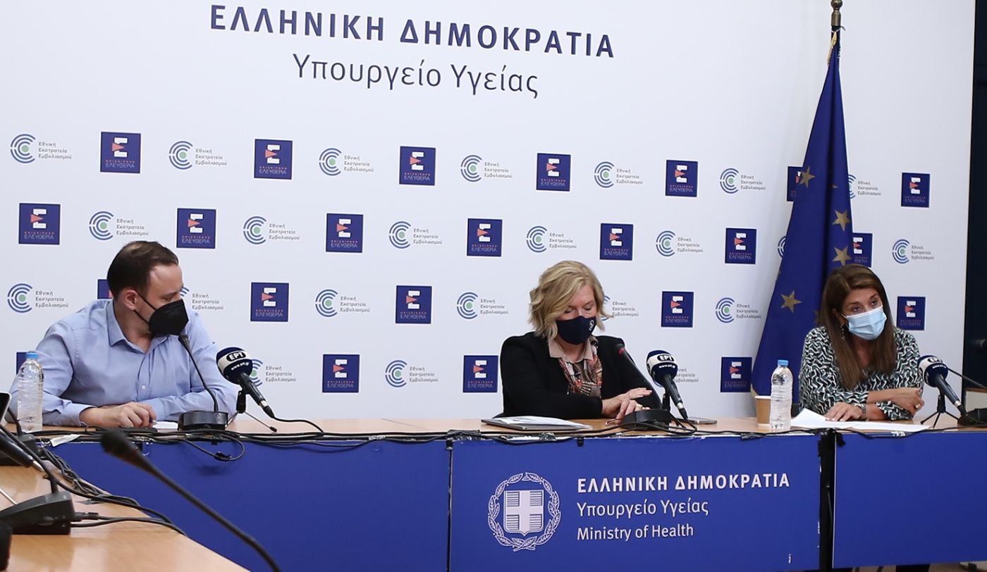 Σήμερα στις 18:00 η ενημέρωση του υπουργείου Υγείας από τη Μ. Γκάγκα και τον Γ. Μαγιορκίνη