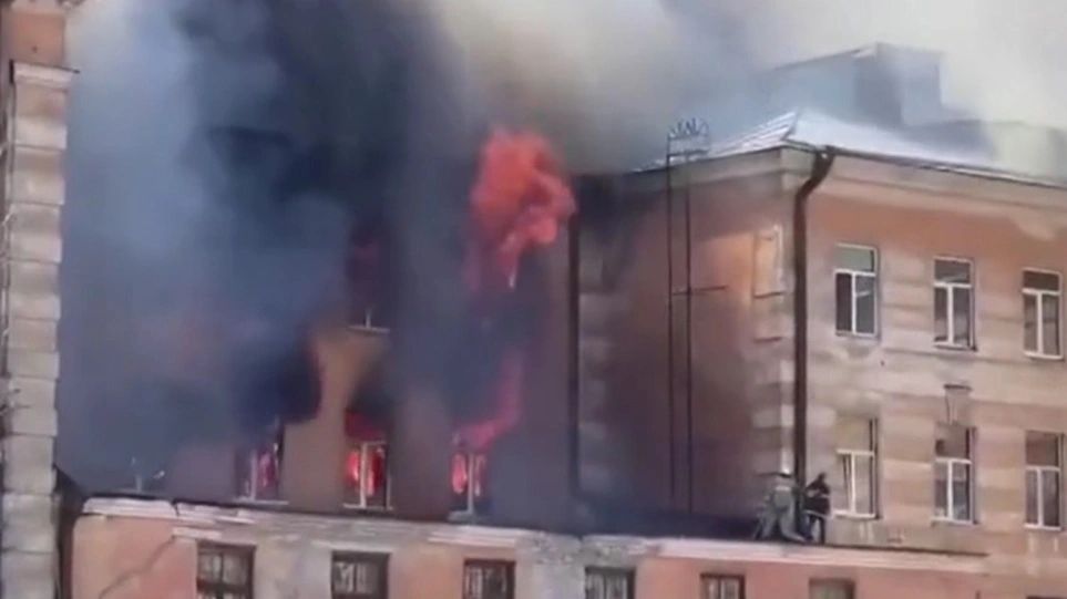 Στους 22 οι νεκροί από την πυρκαγιά στο ερευνητικό στρατιωτικό ινστιτούτο της Μόσχας