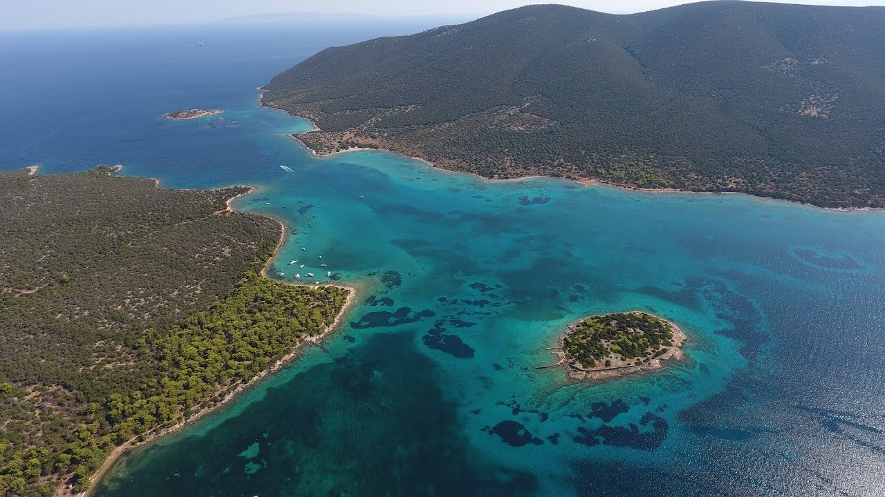 Πεταλιοί Εύβοιας: Το νησί με την εξωτική ομορφιά που βρίσκεται μόλις μισή ώρα από την Αττική (βίντεο)