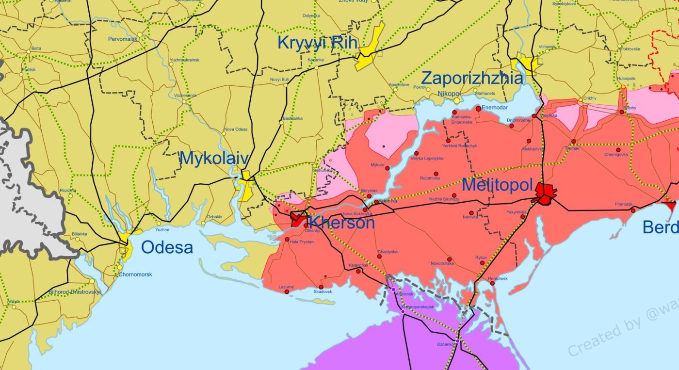 Βρετανικές… προβλέψεις: «Η Ρωσία επιδιώκει τη διατήρηση του ελέγχου της Χερσώνας λόγω Κριμαίας»