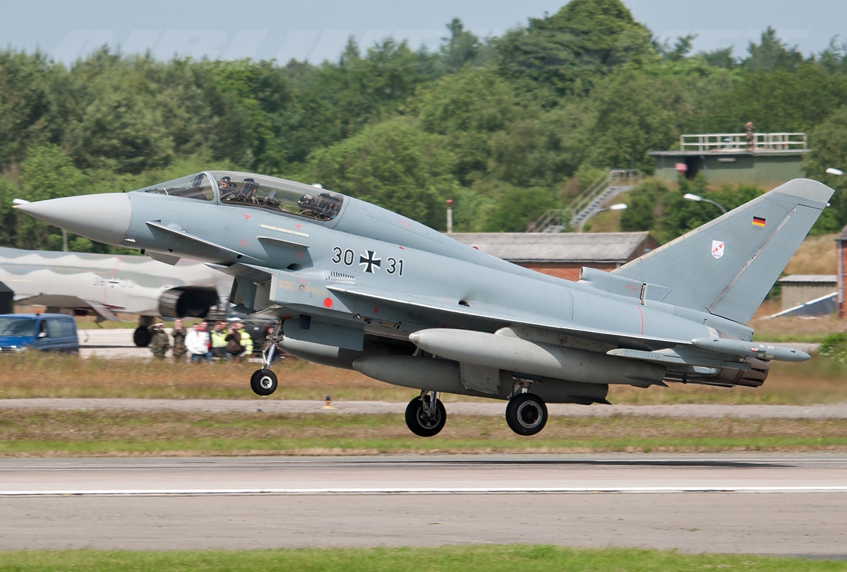 Πτήση γερμανικών Eurofighter κατά ρωσικού αναγνωριστικού πάνω από την Βαλτική