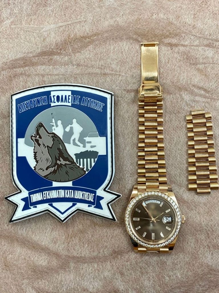 Rolex αξίας 85.000 ευρώ που είχε κλαπεί στην Δανία βρέθηκε στην Αθήνα σε γραφείο τεχνικής υποστήριξης