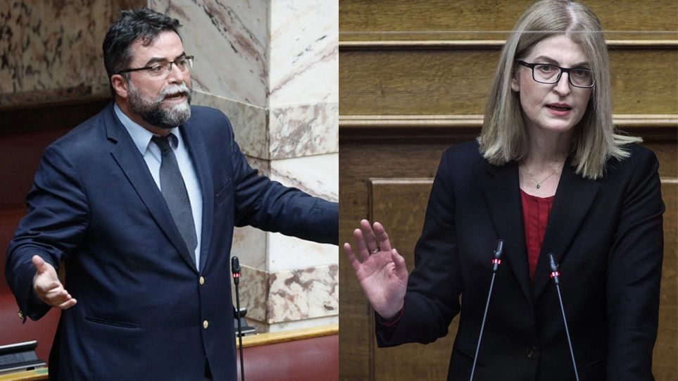 Χαμός στην επιτροπή Κοινωνικών Υποθέσεων: Βασίλης Οικονόμου κατά Δώρας Αυγέρη