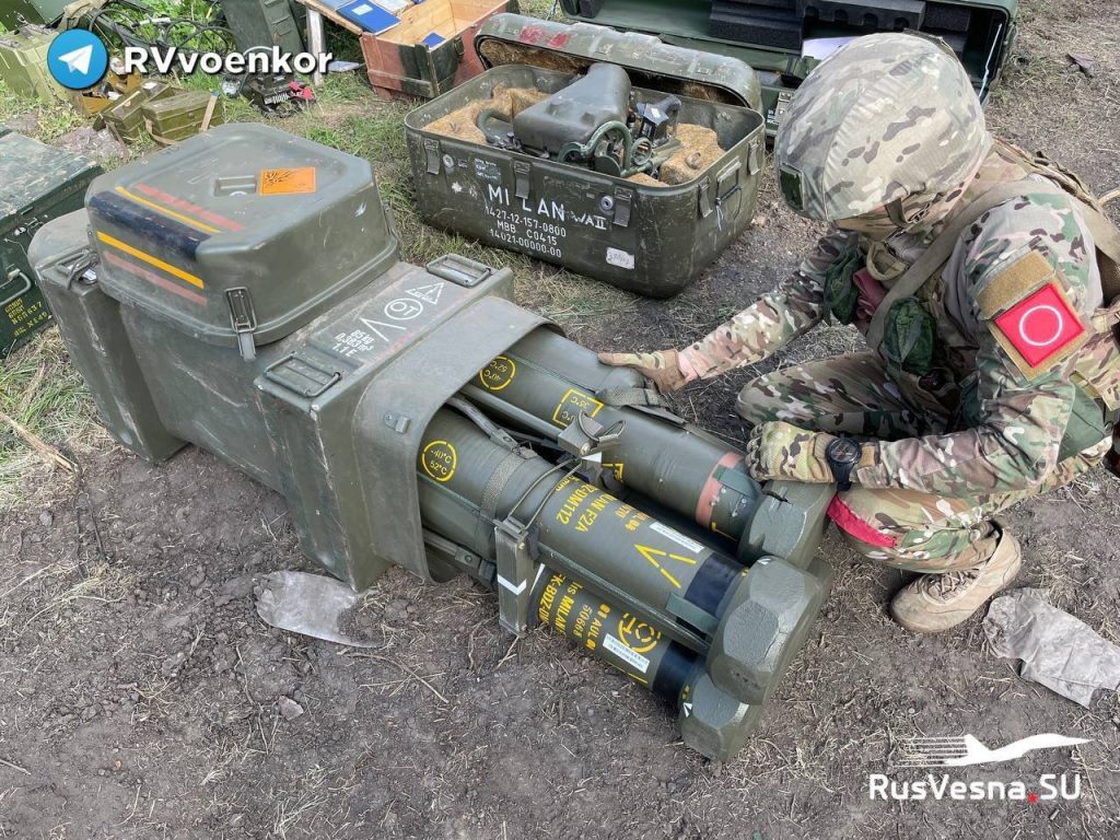 Γαλλικά και αμερικανικά όπλα στο Λίμαν που καταλήφθηκε από τους Ρώσους