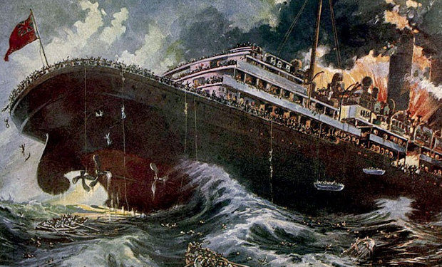 Σαν σήμερα: Το 1915 γερμανικό υποβρύχιο U-20 τορπιλίζει και βυθίζει το κρουαζιερόπλοιο «Λουζιτάνια»