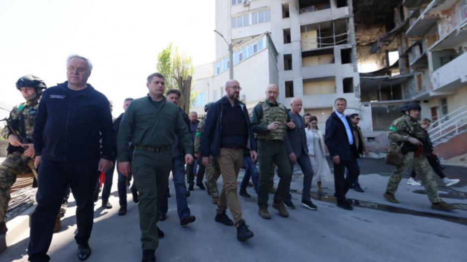 Οι Ρώσοι βομβάρδισαν τον πρόεδρο του Ευρωπαϊκού Συμβουλίου Σαρλ Μισέλ στην Οδησσό και τον ανάγκασαν να πάει σε καταφύγιο