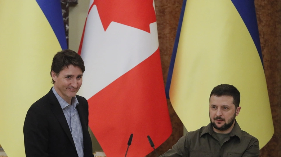 Τ.Τριντό: Συνάντηση με Β.Ζελένσκι στο Κίεβο