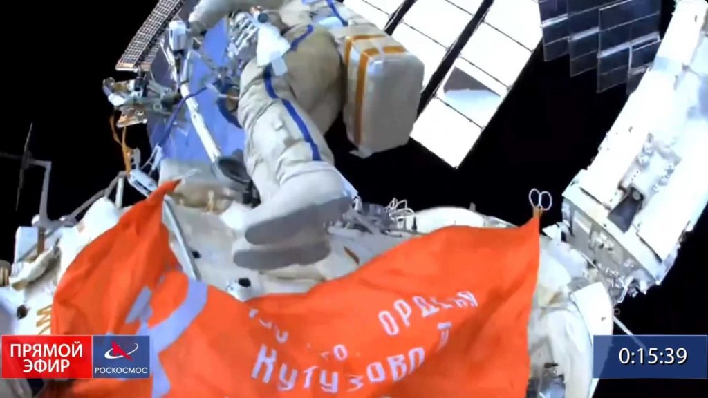 Βίντεο: Οι Ρώσοι αστροναύτες γιόρτασαν την Ημέρα της Νίκης στο Διάστημα